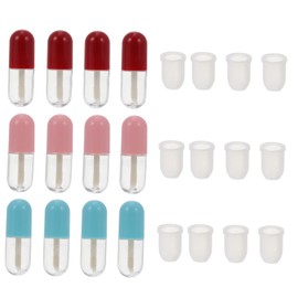 FOMIYES 24pcs Mini Lip Gloss Tubes Refillable Lip Balm Bottles for for Travel Handmade Compact Design for
