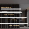 Hoeflife Ceiling Curtain Track, Curtain Track Ceiling Mount, Room Divider