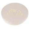 Embroidery Linen Cushion Thickened Round Straw Yoga Mat Home Balcony