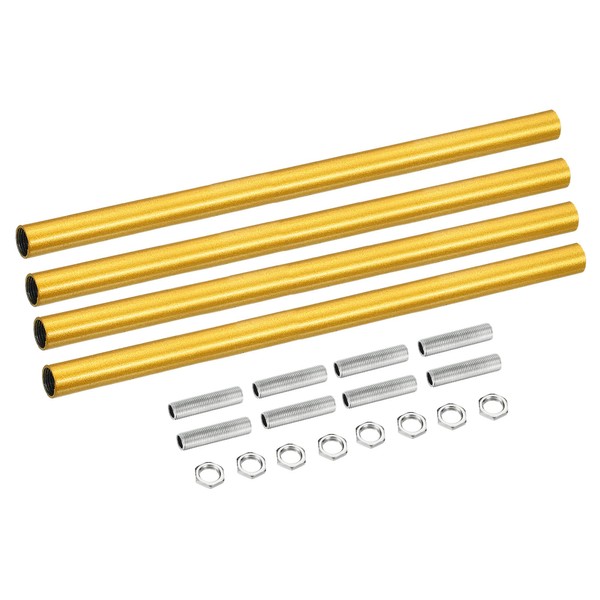MECCANIXITY Threaded Extension Rod Kit, M10 Thread 9.8" Coupling Nut