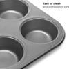 Gonioa Set of 4 Non-Stick Toaster Oven Bakeware, Carbon Steel,