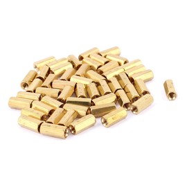 sourcing map 49Pcs M3 x 11mm Female Thread Hex Standoff Hexagonal Spacer