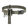 rod holster with belt olive