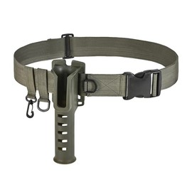 rod holster with belt olive