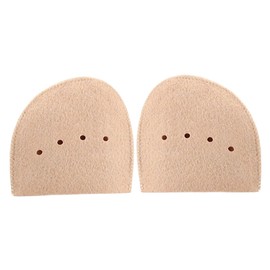 KOMBIUDA 1pair Supple Protective Toe Sleeves for Dancers Non-slip Toe Pads for Ballet Jazz and Modern Dance Breathable Foot Pads Skin Tone