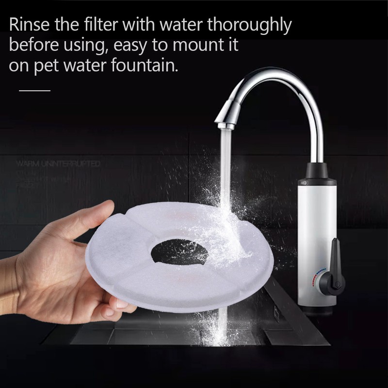 Cat Water Fountain Filters Replacement Filters for Flower Fountain Cat