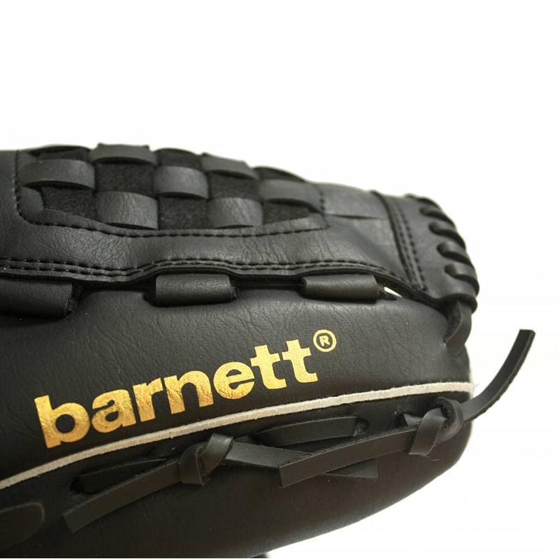 JL-120 rh vinyl baseball glove, outfield, size 12', RH, black