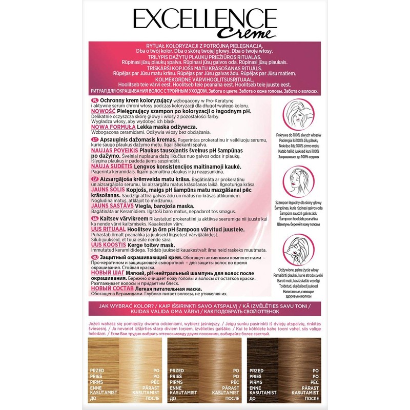 L'OREAL Excellence Cream Hair Dye 9 Very Light Blonde