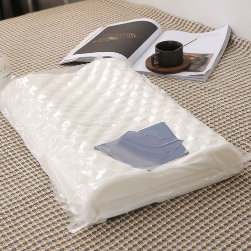 Latex Sleeping Pillow Cervical Protection 35cmx55cm Wolf Tooth Model Latex
