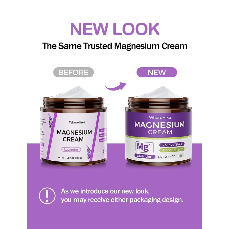 STILIP Natural Topical Magnesium Cream – Magnesium Lotion for Nighttime