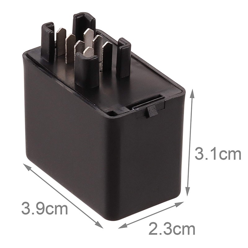 Kinstecks 7Pin Flasher Relay 12V Motorcycle Indicators LED Light Flasher