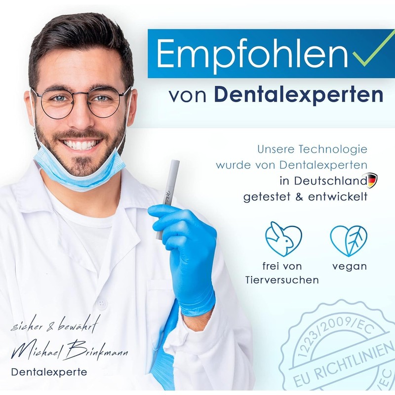 Whitesensation® Premium Teeth Whitening Bleaching Set [+Refill] with LED Rail,