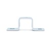 QWORK Steel Electrogalvanized U-Shaped Strut Connector Brackets, 5 Hole Design,