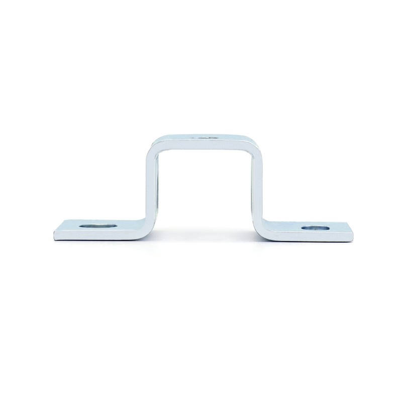 QWORK Steel Electrogalvanized U-Shaped Strut Connector Brackets, 5 Hole Design,