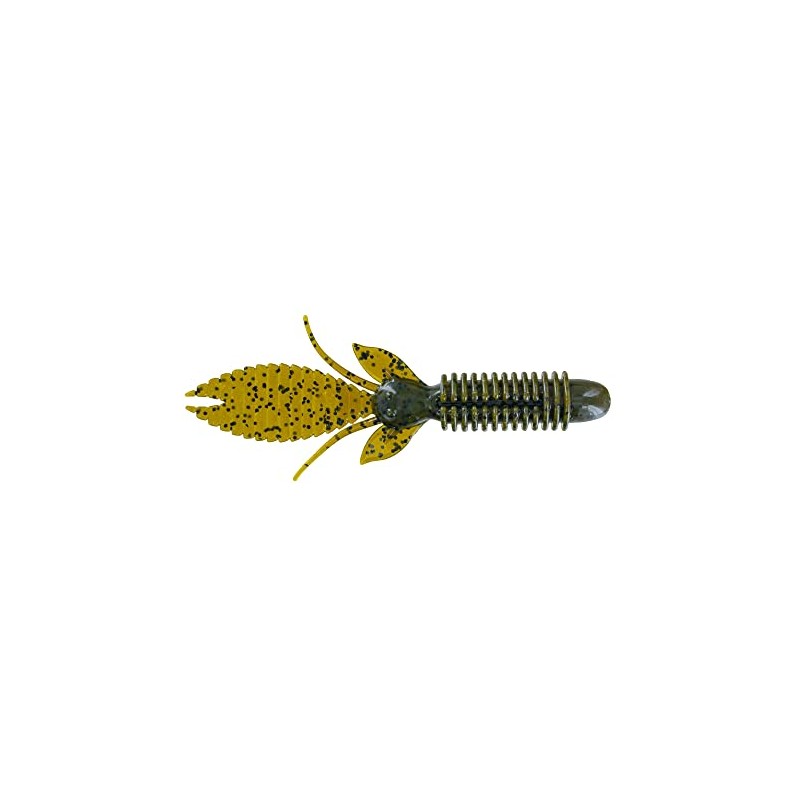 Big Bite Baits 4.5'' Bfe, Green Pumpkin (6 Pack)
