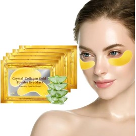 Parches Para Ojos Ojeras Colágeno Oro Arrugas 25 Pares