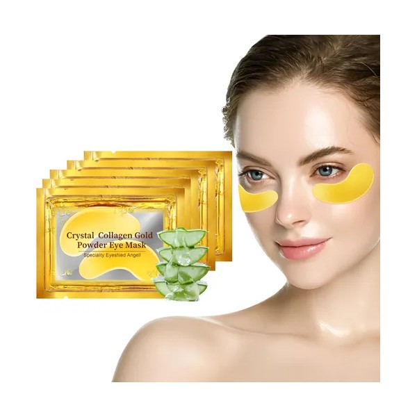 Parches Para Ojos Ojeras Colágeno Oro Arrugas 25 Pares
