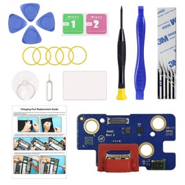 Charging Port Replacement Kit Compatible with Galaxy Tab A8 10.5 2021, Dock Board USB-C Connector for Tab A8 10.5 2021 SM-X200, SM-X205 Tablet, with Instruction & Tools
