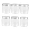 SAFIGLE 6-pack 250ml Travel Dispensing Bottles Set Leakproof Plastic Jars