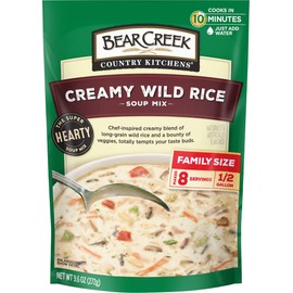 Bear Creek Soup Mix, Creamy Wild Rice, 9.6 Ounce