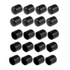 20pcs Rubber End Caps 14mm Inner Diameter Vinyl Round End