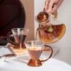 IwaiLoft IL-GS03 Handmade Heat Resistant Glass Tea Pot with Tea
