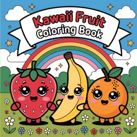 Kawaii Fruit Coloring Book: Adorable and Fun-to-Color Fruit Characters for All Ages