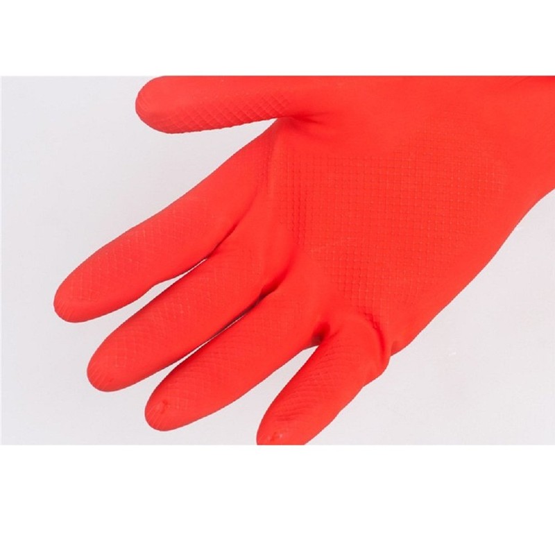 Treenewbid Kitchen Rubber Cleaning Gloves with Warm Lining Household Thickening