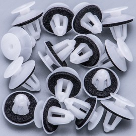 Rexka 15pcs Door Trim Panel Clip with Sealer Compatible with Mercedes 006-988-43-78 C Class, CLK Class, E Class, SL Class & SLK Class R129 W202 W203 W211