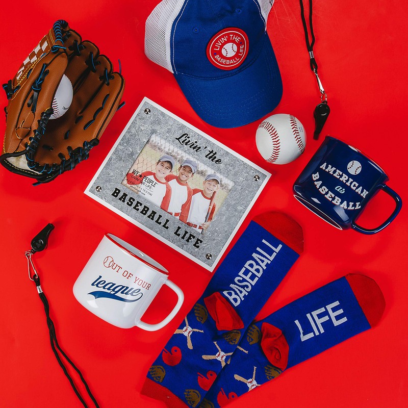 Livin' The Baseball Life - 8.5x6.5 inch Easel Back Picture