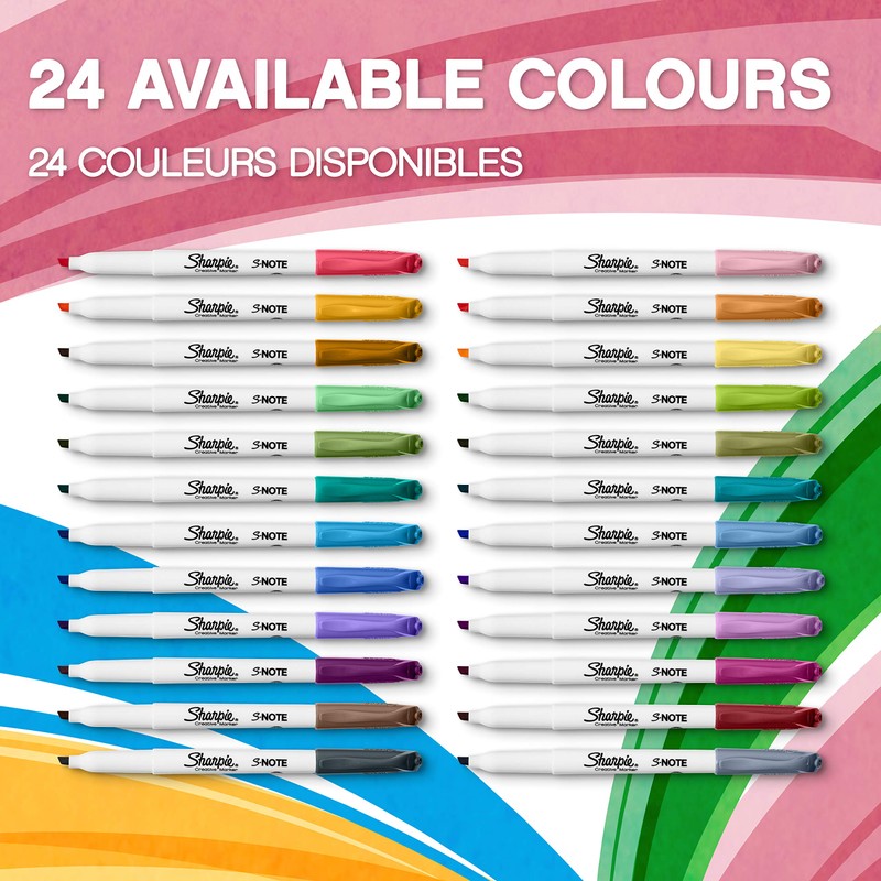 Sharpie S-Note Highlighter Pens | Part Art Marker Pen, Part