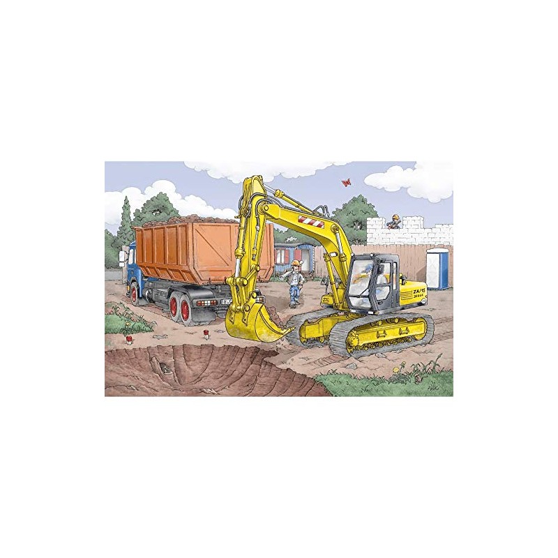 Schmidt | Digger Puzzle & Play 40 Piece Puzzle -