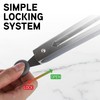 COOK WITH COLOR Stainless Steel Silicone Tipped Kitchen & BBQ