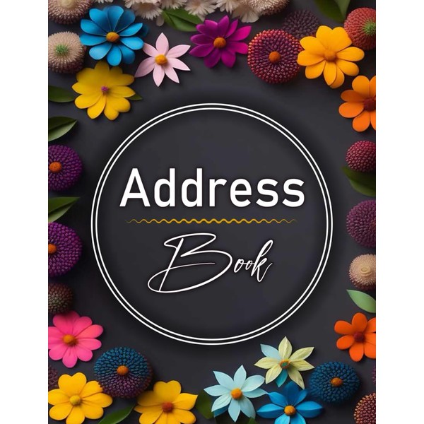 Address Book: Large Print Address Book with Alphabetical | Telephone