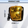 HECASA 2Pcs Fog Lights Compatible with 2013-2022 Ram 1500/1500 Classic