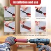 OCTAOR Spindle Sander Adapter for Power Drill, Handheld Rubber Sanding