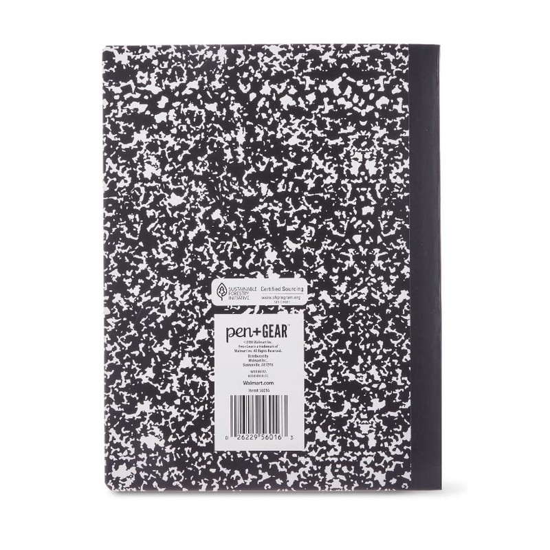 Pen+Gear Composition College Ruled Notebooks Bundle of 2 100 sheets
