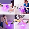UniqueFire 1602 395nm UV Flashlight, High Power USB Rechargeable UV