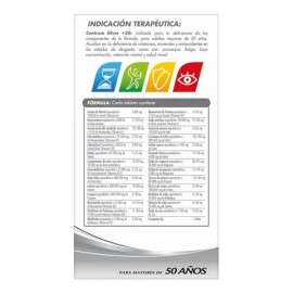 Multivitamínico Centrum Silver +50 Adultos con Vitamina B Vitamina C Calcio Potasio y Zinc 100 Tabletas Sin sabor