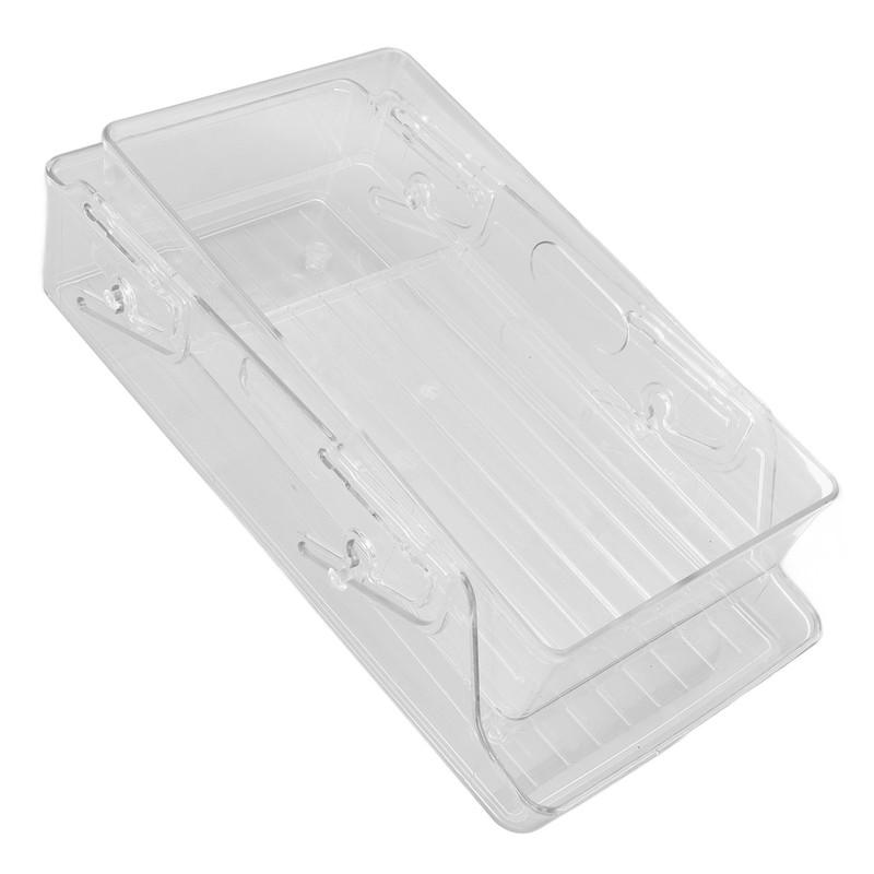 Automatic Rolling Beverage Soda Can Storage Organizer Double Layers Plastic