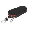 KIMISS Key Case Holder, Universal Car Auto PU Leather Zipper