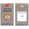 20 Organ DCX1F Serger Overlock Needles Size 16 & 18 for Babylock, Simplicity, Pfaff + Free Needle Threader