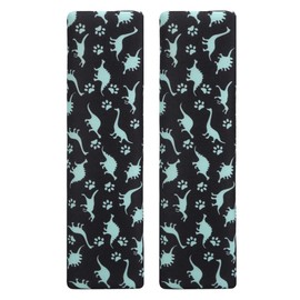 Baby Seat Belt Strap Cover, 2 Pcs Kids Car Seat Belt Cushions Pads, Shoulder Strap Protectors for Girls Boys (Dinosaur 2A)