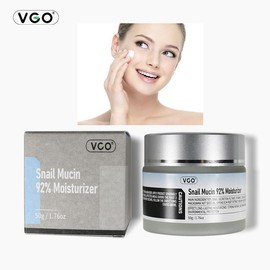 VGO Snail Mucin 92% Moisturizer Daily Face GelCream for Dry & Sensitive Skin, 50g/1.760zCleanser Moisture Moisturizing Skincare face serum vitamin c facial serum Comfort Hydrate - Specification: 50g
