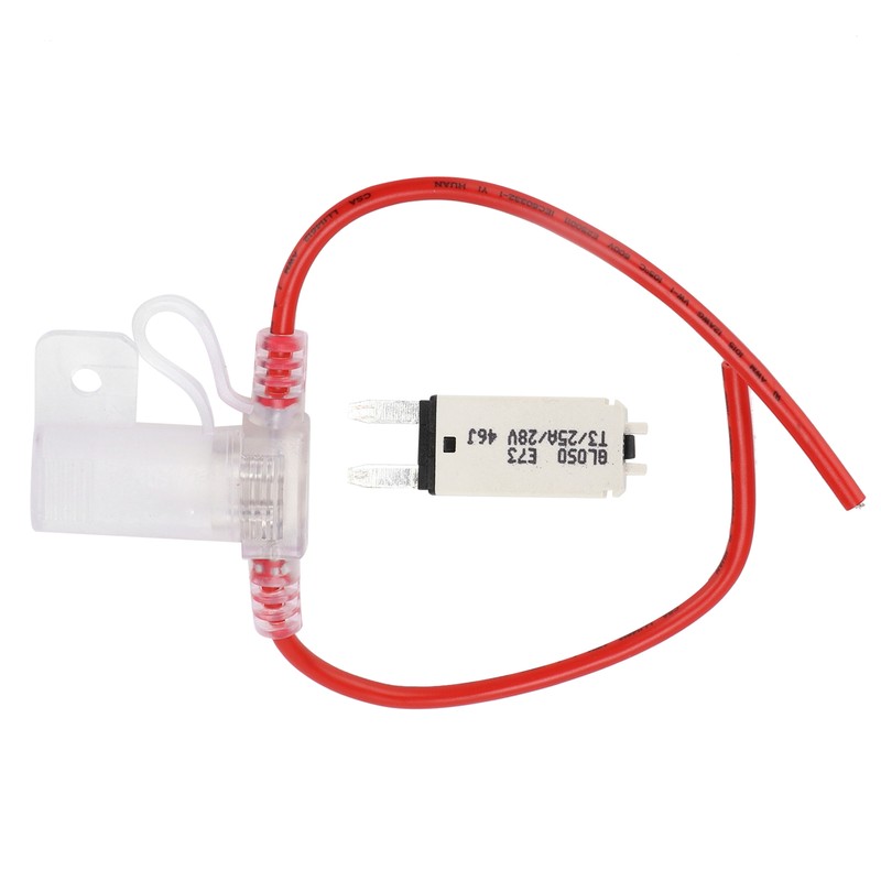 Fuse Holder with T3 Manual Reset Fuse Wire 25Amp 12AWG