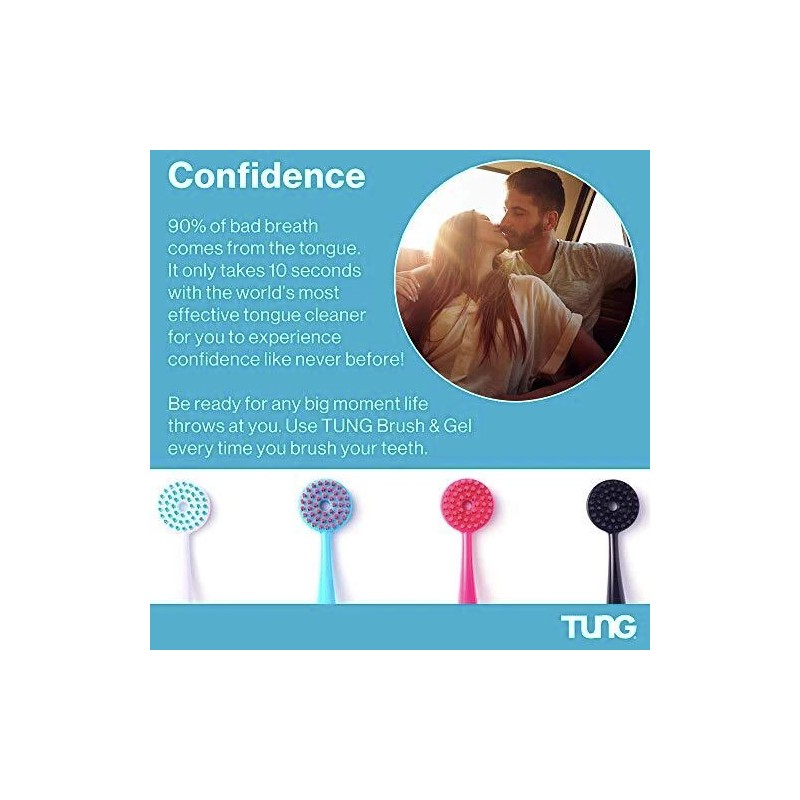 4 Pack Tung Tongue Gel Fresh Mint Cleaning Paste Bad