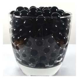 Celebrate Your Special Day with Your Centerpieces Accented with These Beautiful Cosmo Beads Brand Water Gelly Balls (Black, 16 Ounce)