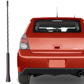 RooFox 16 Inch Antenna for Pontiac Vibe (2003-2010), Pontiac Vibe Antenna, Flexible Rubber Antenna Replacement Mast for Pontiac Vibe 2003 2004 2005 2006 2007 2008 2009 2010, Black