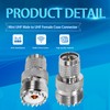 2PCS Mini UHF Male to UHF Female Coax Connector, Mini