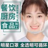 Imported Transparent Anti-Saliva Plastic Mask for Food Service & Kitchen One Size Fits All / Single 50ea